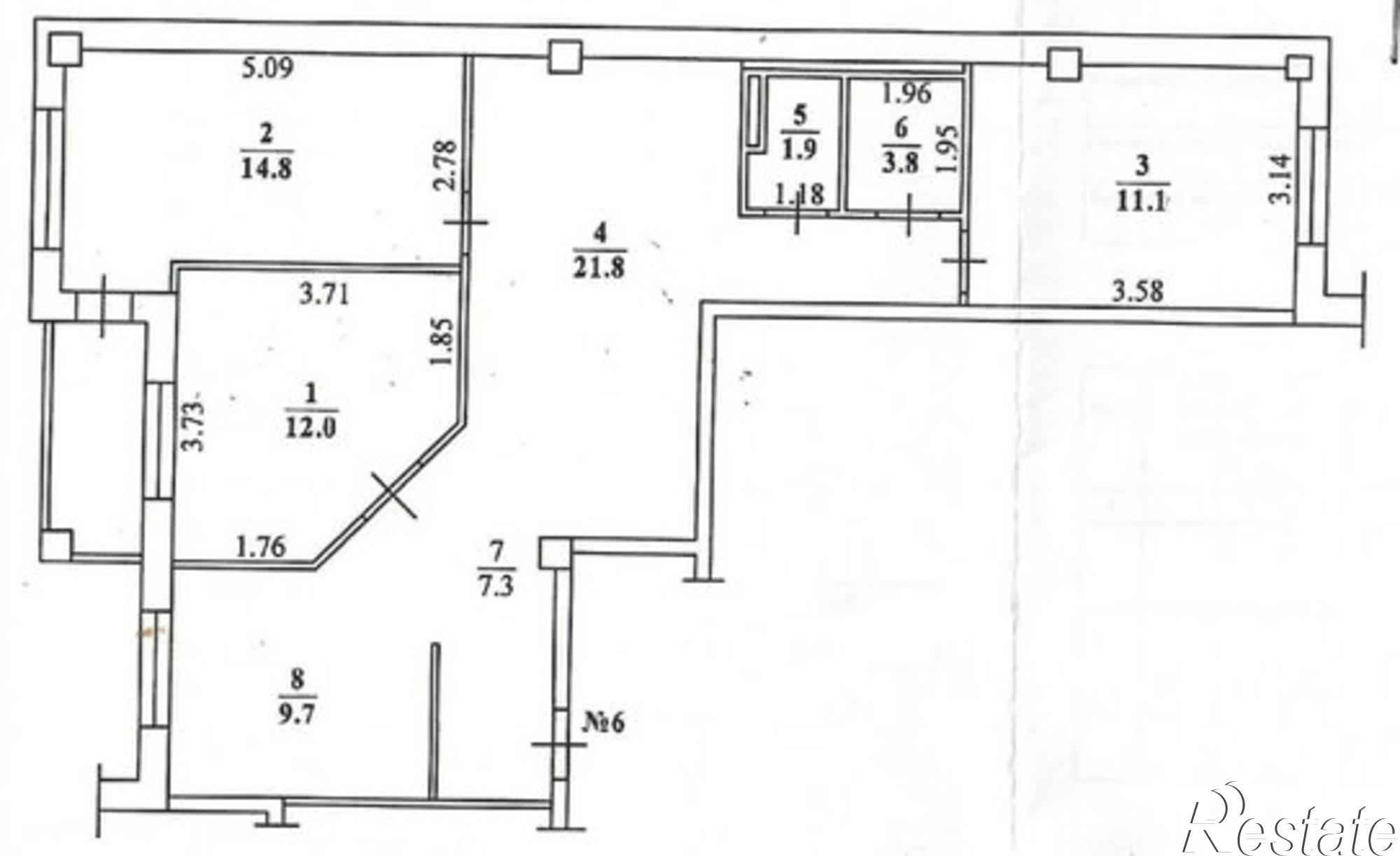 Купить квартиру за 13 000 000 рублей на улица Пирогова, 6/1