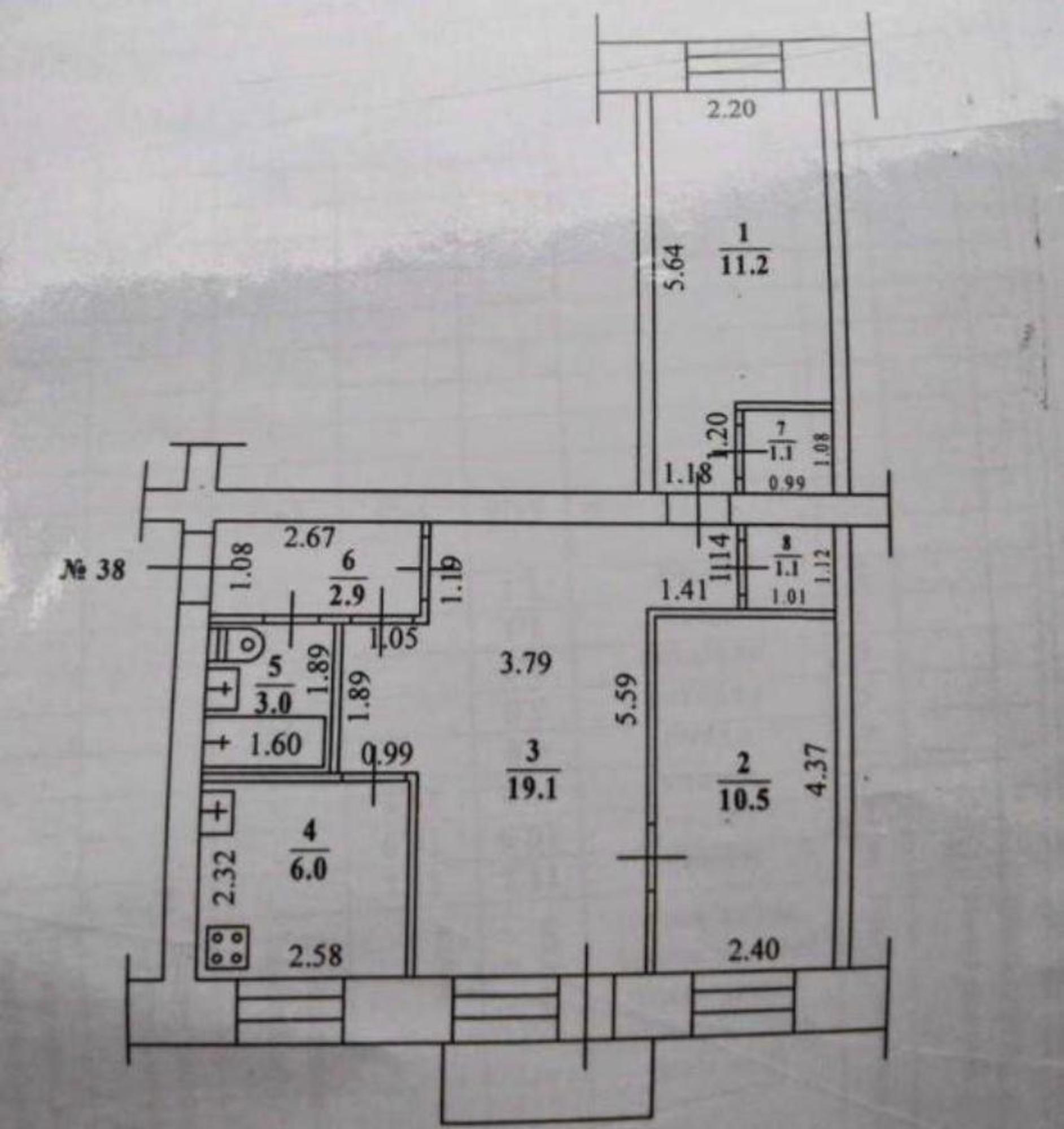 Купить квартиру за 6 100 000 рублей на Федора Попова, 14/1