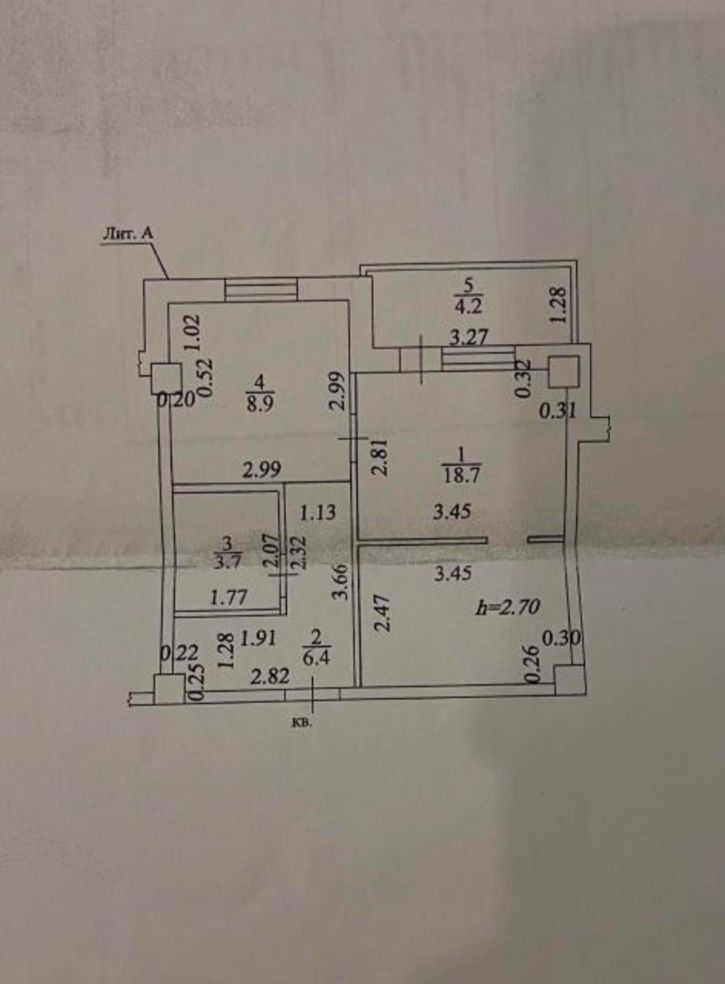 2-комн квартира Лермонтова, 90/5