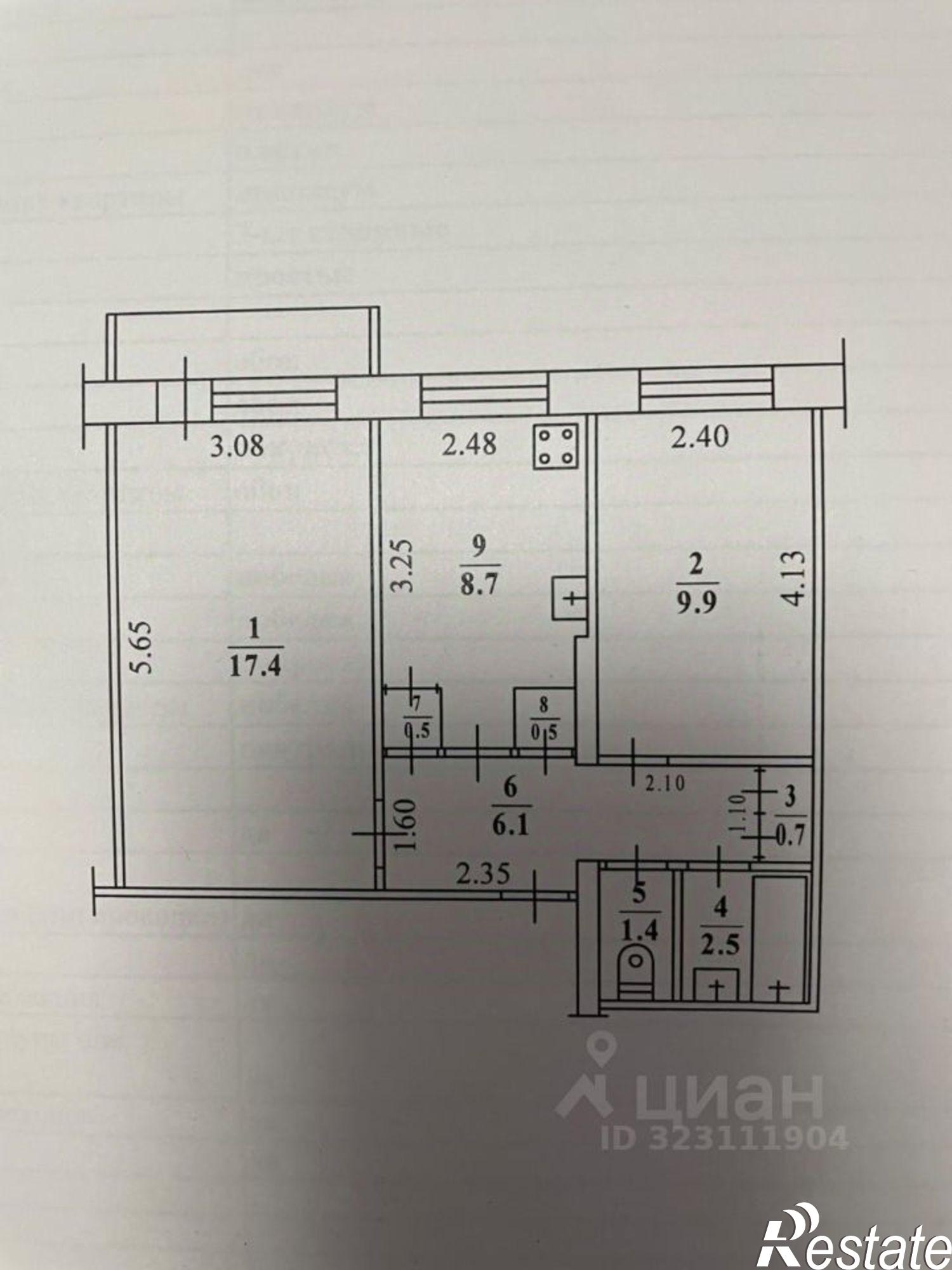 Купить квартиру за 6 300 000 рублей на ул Можайского, 17/4