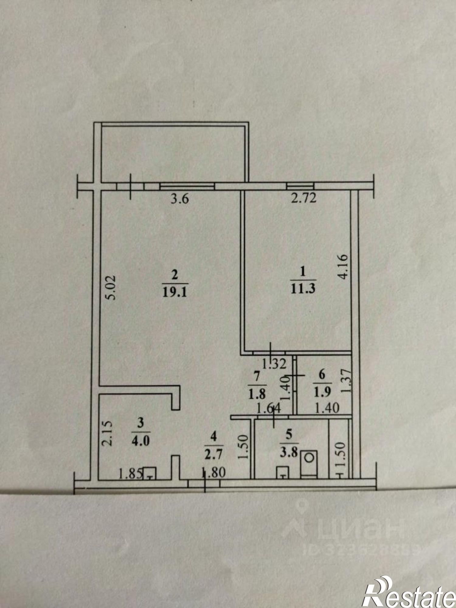 Купить квартиру за 4 000 000 рублей на Борисовка 2-й квартал, 5