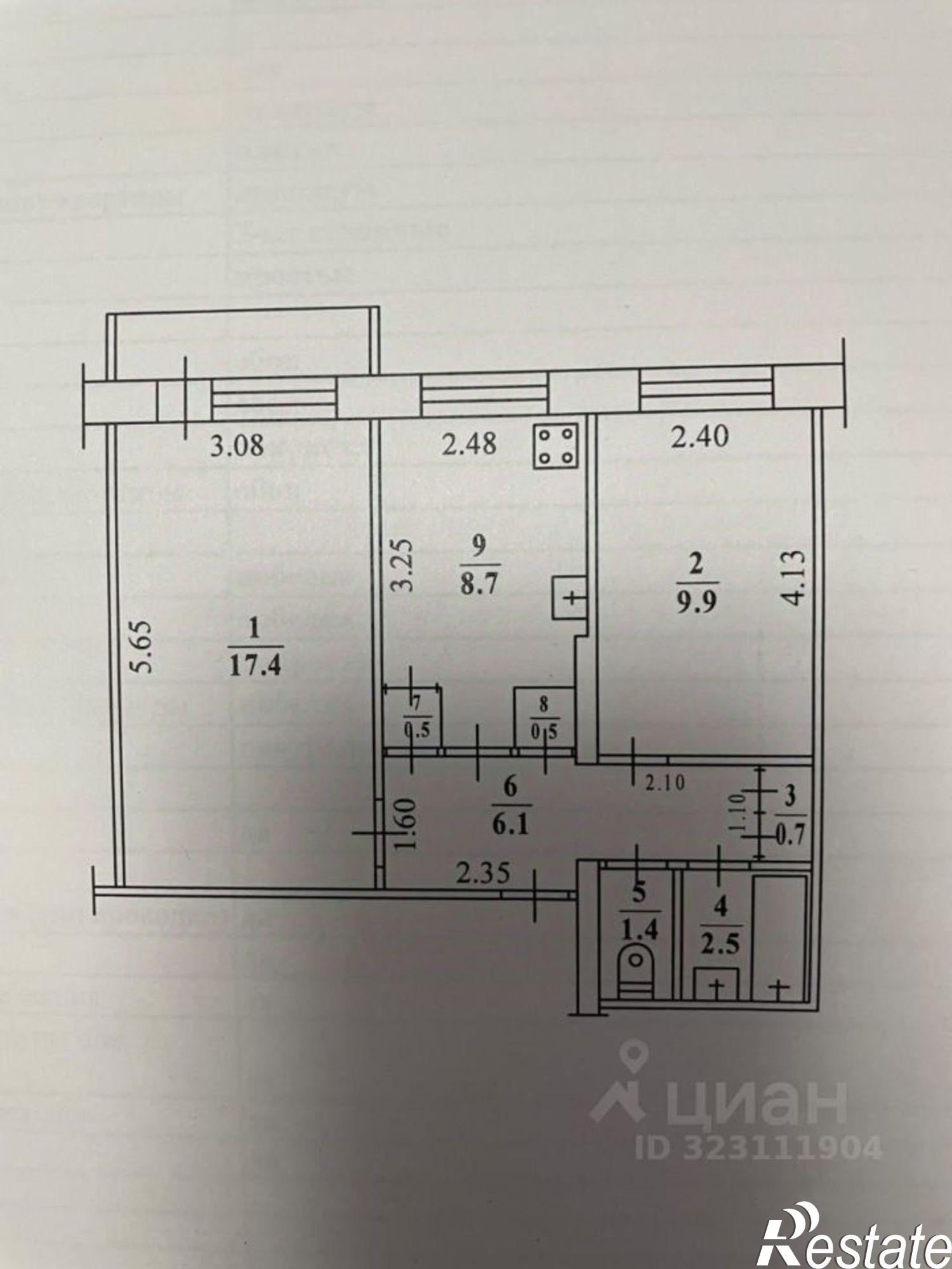 Купить квартиру за 6 300 000 рублей на ул Можайского, 17/4