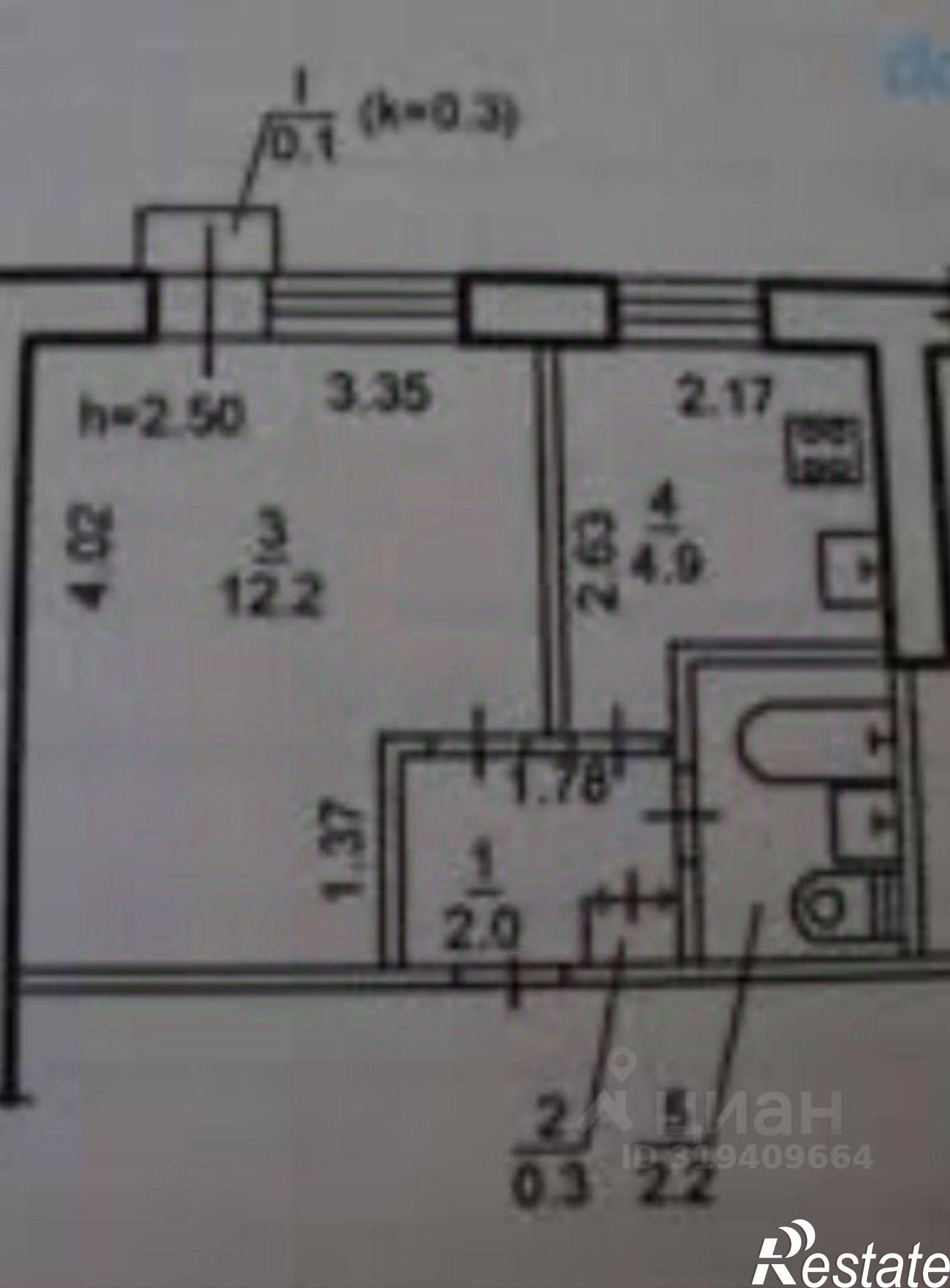 Купить квартиру за 4 500 000 рублей на Октябрьская улица, 19/1