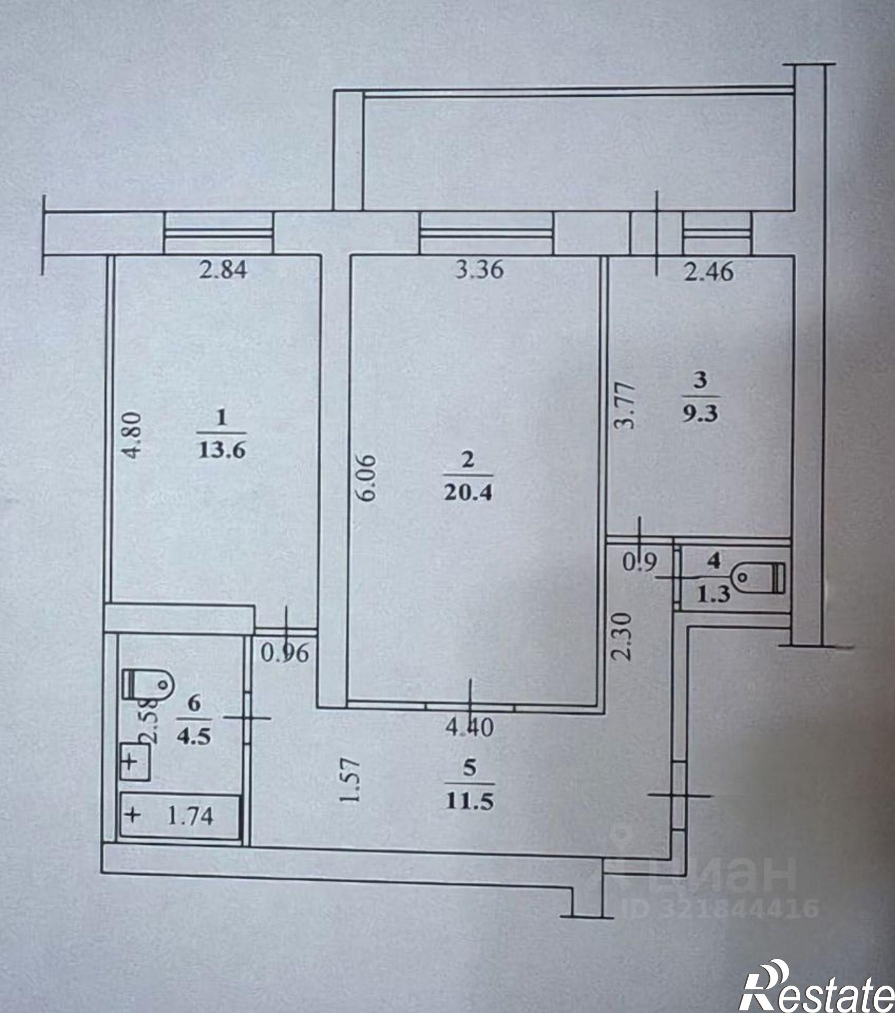 Купить квартиру за 8 250 000 рублей на ул Федора Попова, 17/2