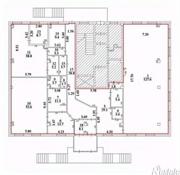 Помещение свободного назначения улица Орджоникидзе, 39,  д. 39