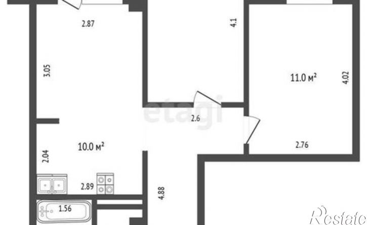 3-комн квартира улица Халтурина, 34/2,  д. 34/2