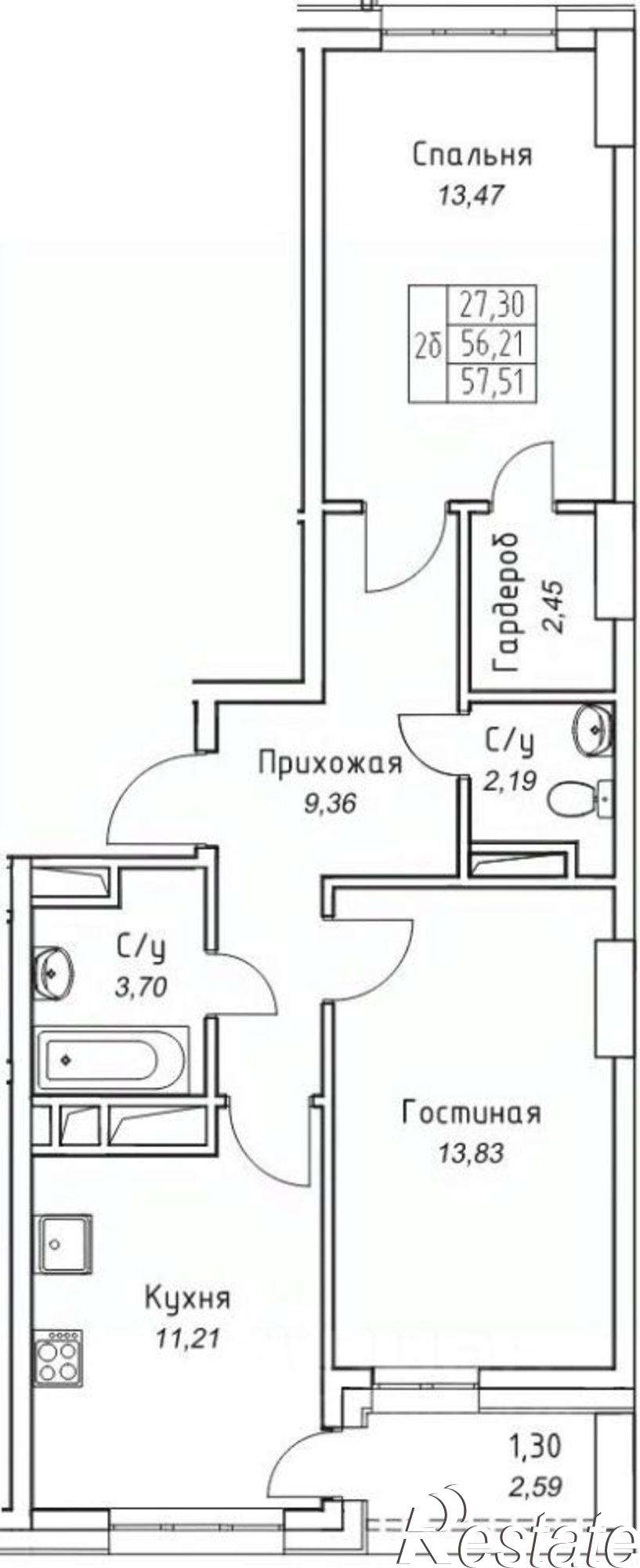 Купить квартиру за 8 511 480 рублей на Автодорожная улица