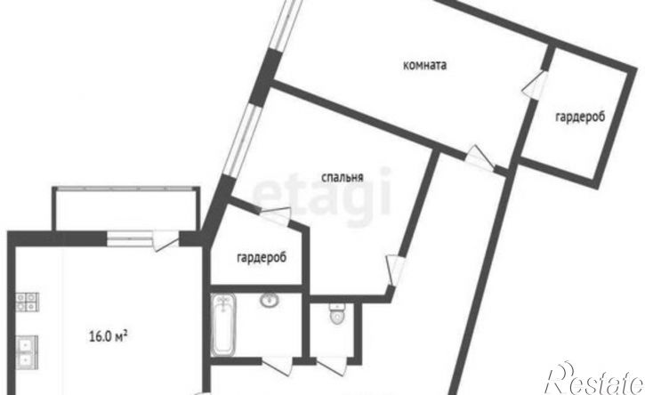 2-комн квартира ул Богдана Чижика, 27/1,  д. 27/1
