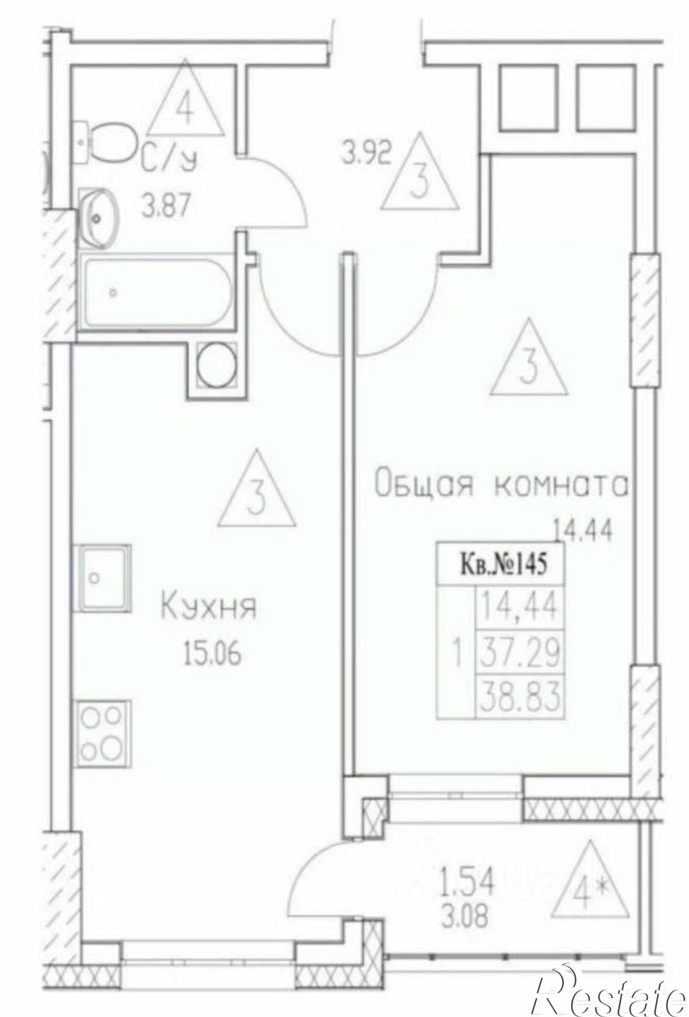 Купить квартиру за 6 000 000 рублей на пр-кт Михаила Николаева, 29 2