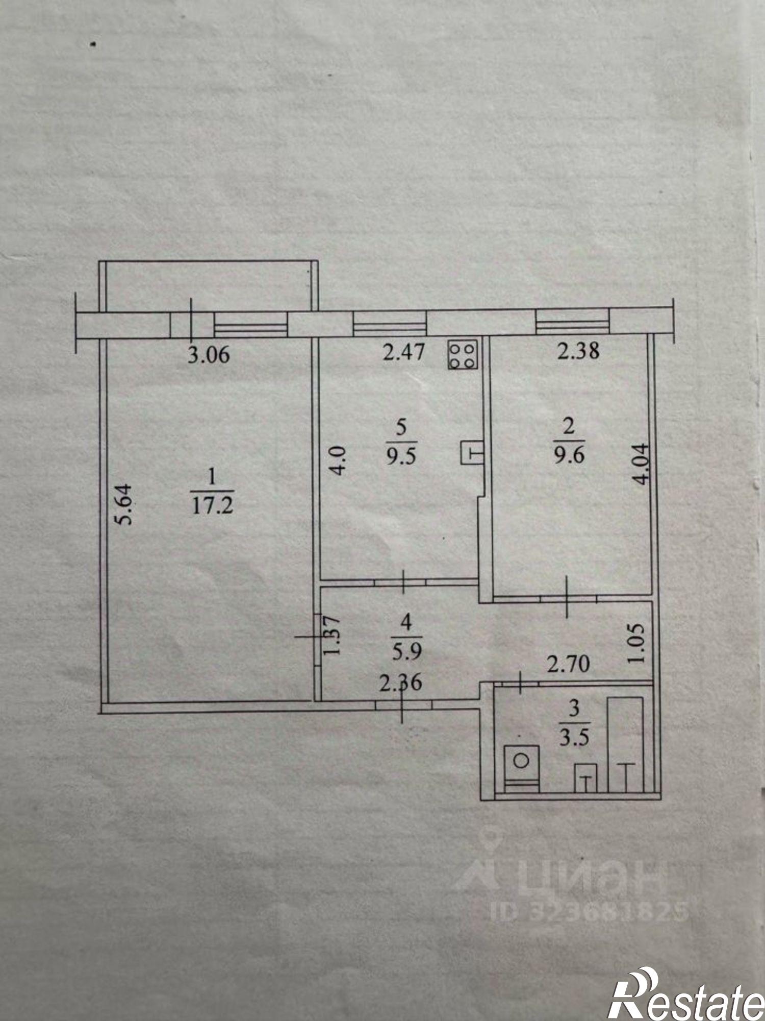 Купить квартиру за 6 800 000 рублей на мкр. 202-й, 3