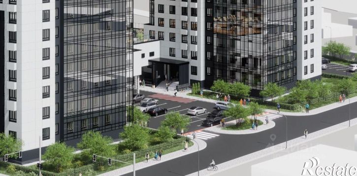 1-комн квартира в новом доме улица Гастелло, 3,  д. 3