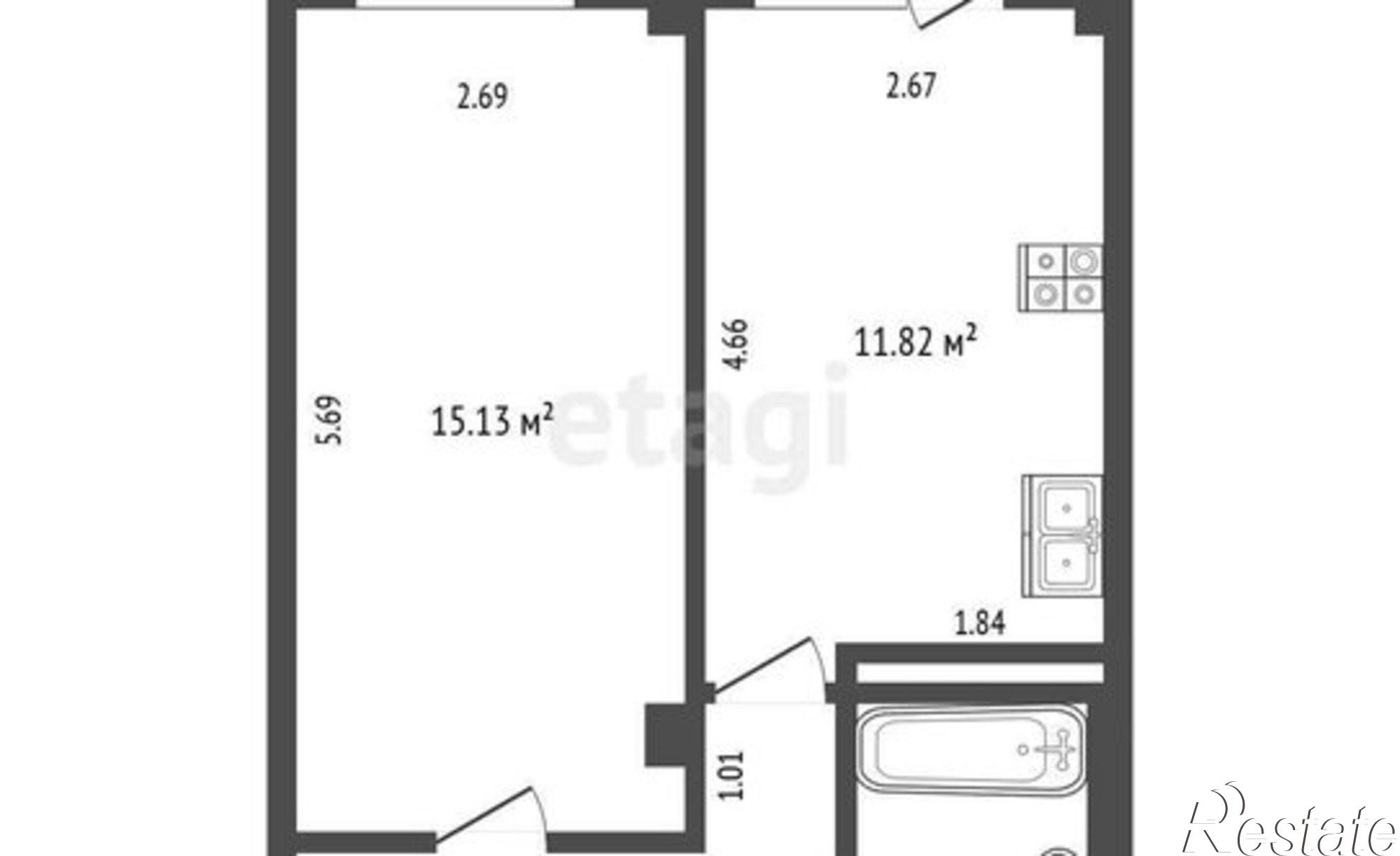 Купить квартиру за 7 200 000 рублей на Республика Саха (Якутия), 203-й микрорайон, 25