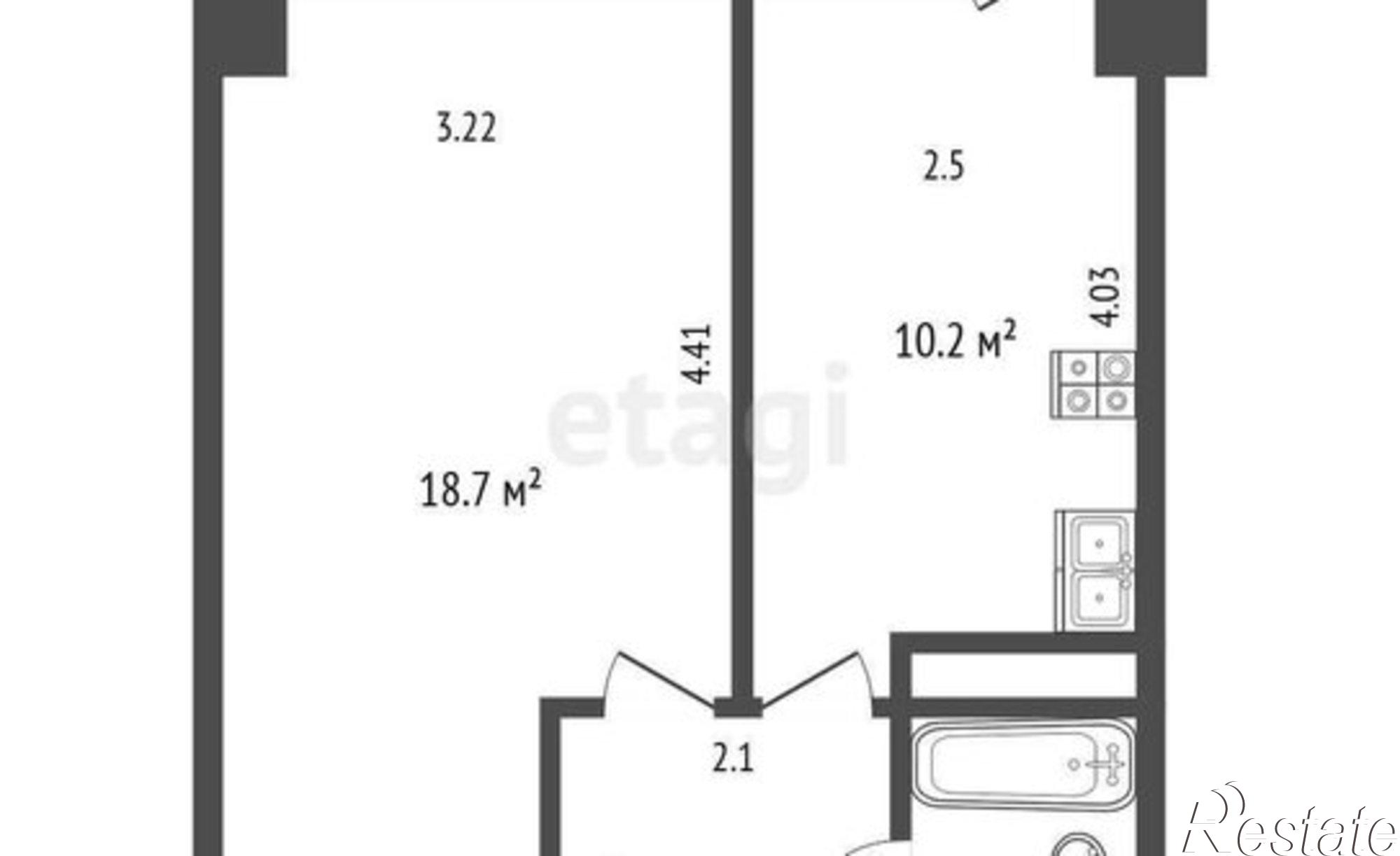 Купить квартиру за 5 600 000 рублей на ул Билибина, 20/1