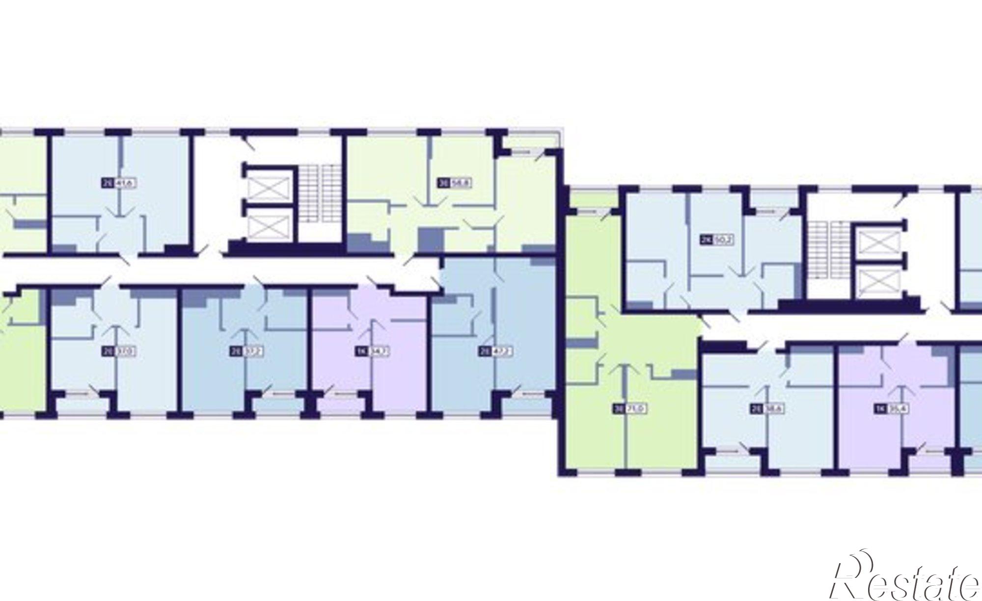 Купить квартиру за 23 805 500 рублей на ул Новопортовская, 1А/1