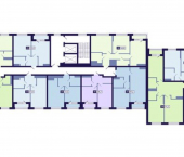 3-комн, 59 кв м, этаж 11/16 ул Новопортовская, 1А/1