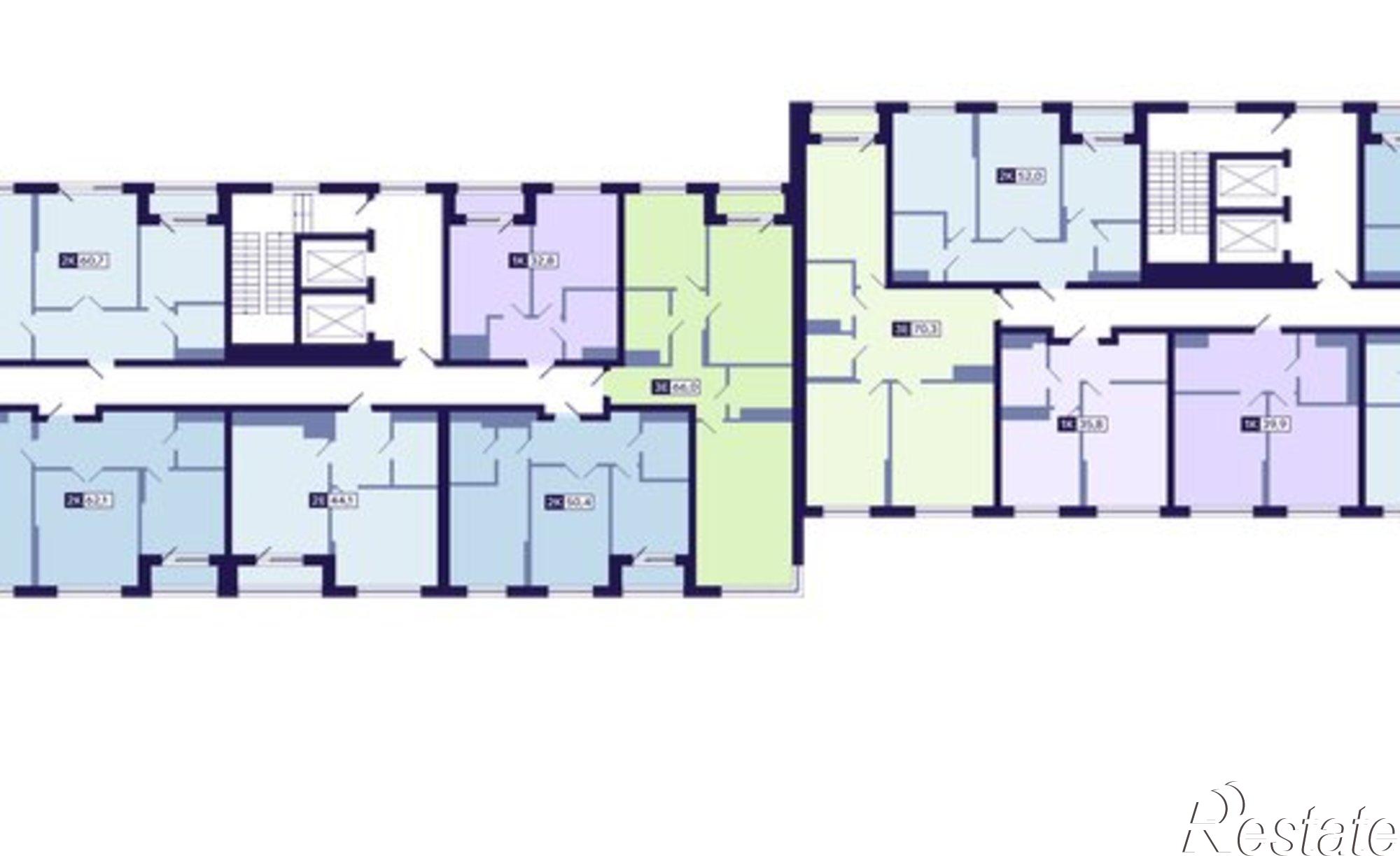 Купить квартиру за 14 060 000 рублей на ул Новопортовская, 1А/1