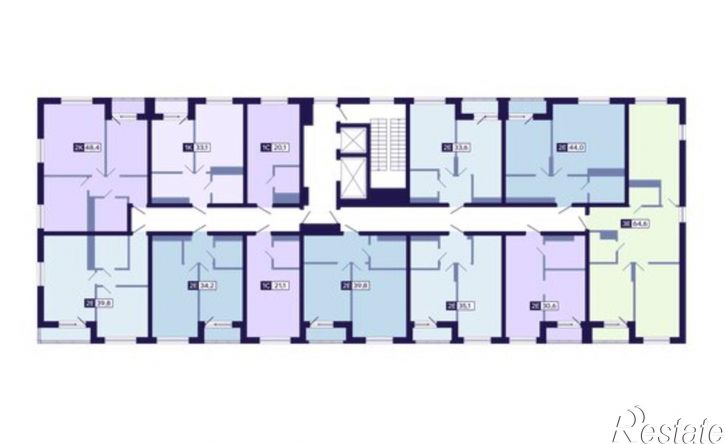 2-комн квартира в новом доме Республика Саха (Якутия), Новопортовская улица