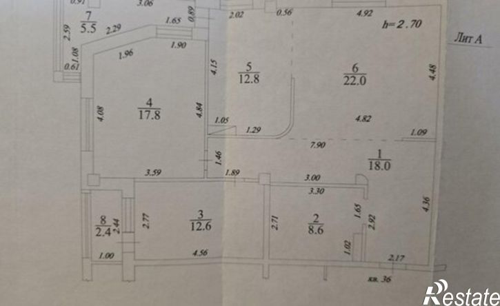 3-комн квартира улица Пушкина, 22/1,  д. 22/1