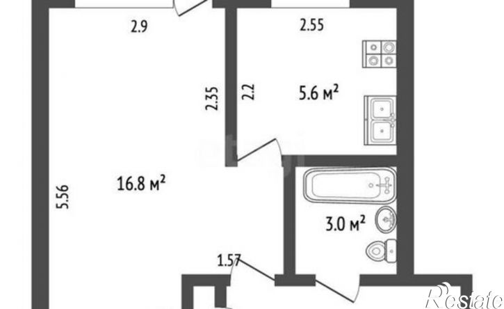 1-комн квартира улица Стадухина, 80,  д. 80