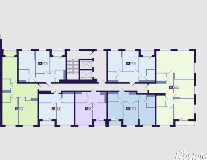 3-комн квартира в новом доме ул Новопортовская, 1А/1,  д. 1А/1