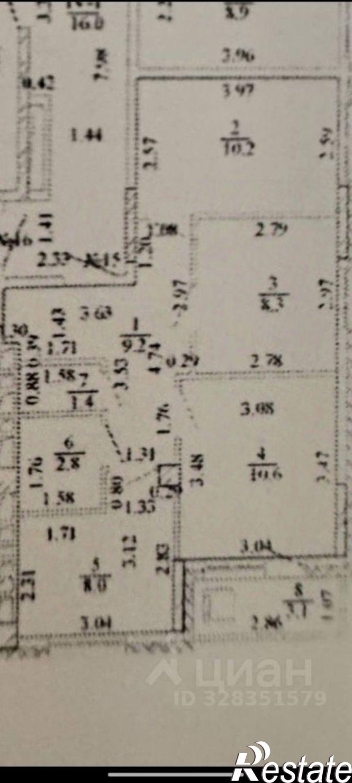 3-комн квартира улица Лермонтова, 26,  д. 26