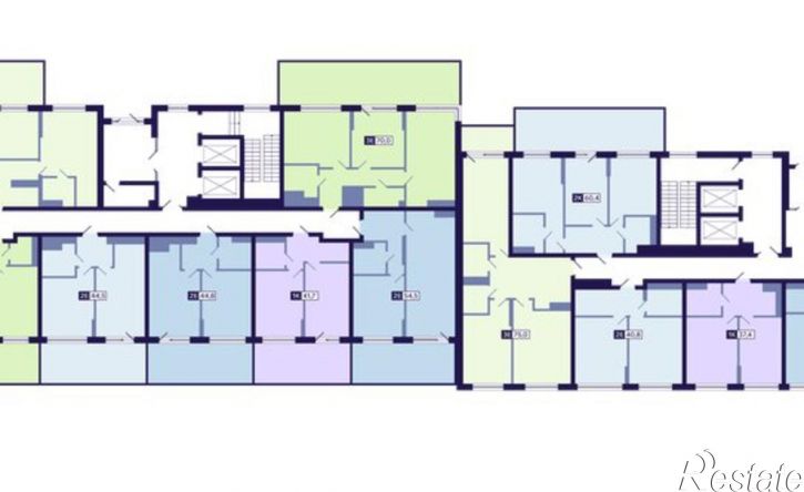 2-комн квартира в новом доме ул Новопортовская, 1А/1,  д. 1А/1