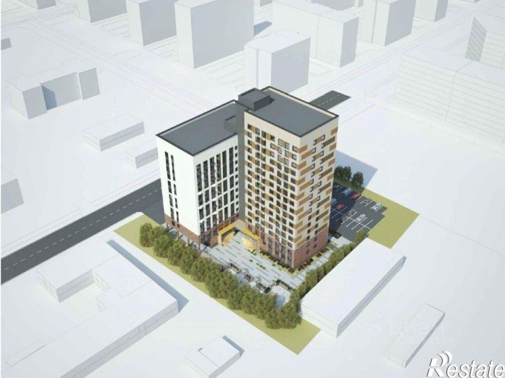 2-комн квартира в новом доме улица Семёна Данилова, 11А,  д. 11А