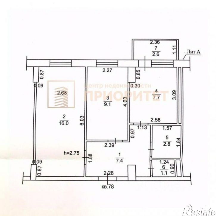 2-комн квартира улица Бабушкина, 12/3 с1,  д. 12/3 с1