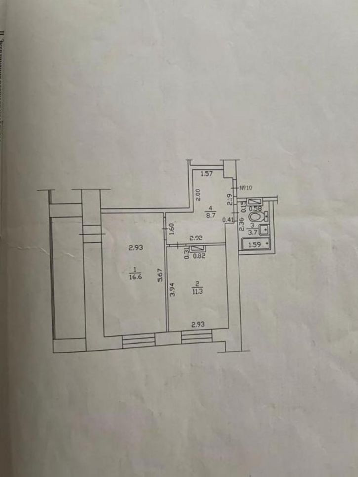 1-комн квартира Винокурова, 21