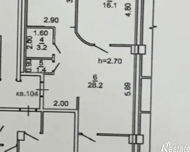 2-комн квартира улица Лермонтова, 96/1,  д. 96/1