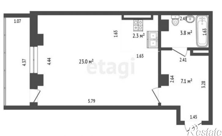 1-комн квартира ул Халтурина, 34/2,  д. 34/2