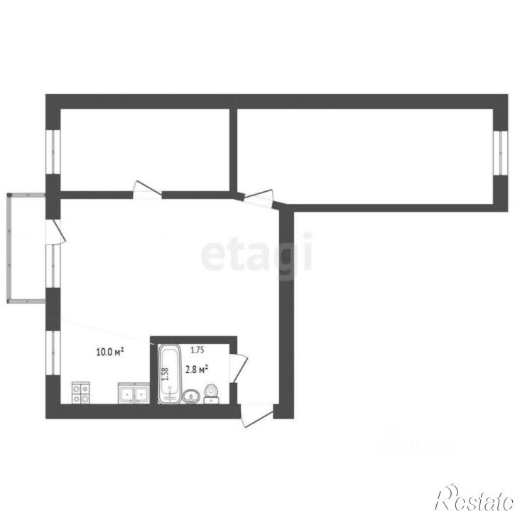 3-комн квартира ул Петра Алексеева, 4/1,  д. 4/1
