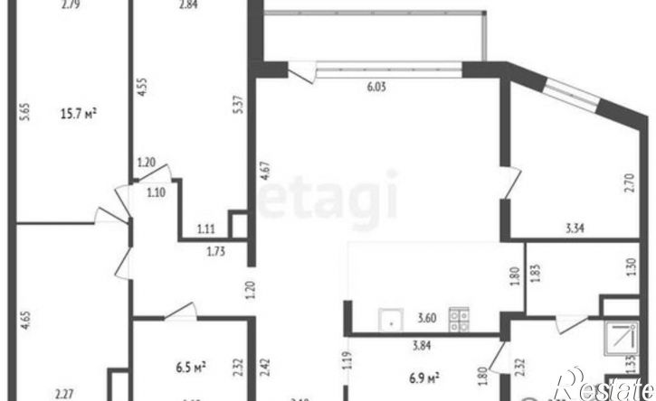 4-комн квартира ул Дзержинского, 11А,  д. 11А