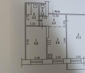 2-комн, 47кв м, этаж 1/5 Республика Саха (Якутия), 202-й микрорайон, 4