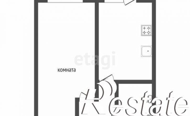 1-комн квартира улица Газовиков, 19Б,  д. 19Б