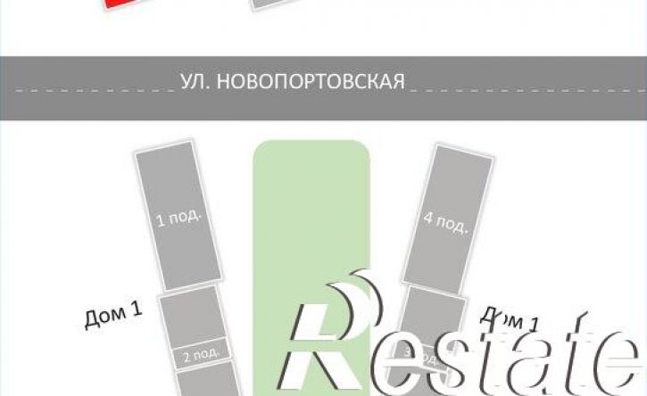 2-комн квартира в новом доме ул 1 База, 4/1,  д. 4/1