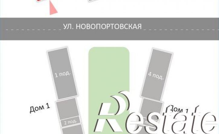 2-комн квартира в новом доме ул 1 База, 4/1,  д. 4/1