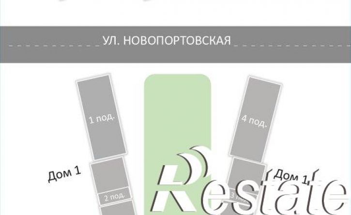 3-комн квартира в новом доме ул 1 База, 4/1,  д. 4/1