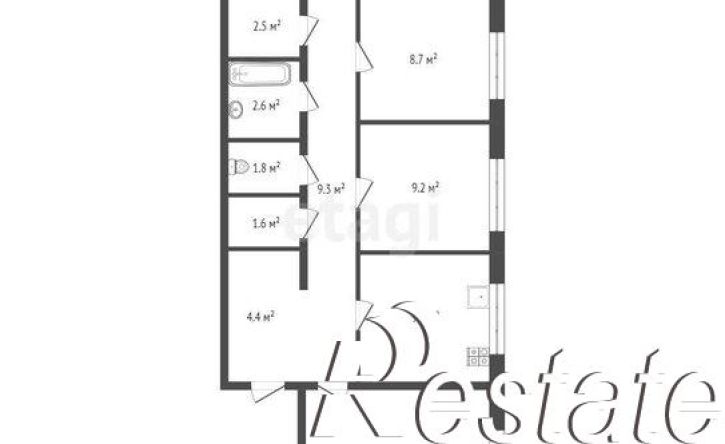 4-комн квартира улица Газовиков, 15,  д. 15